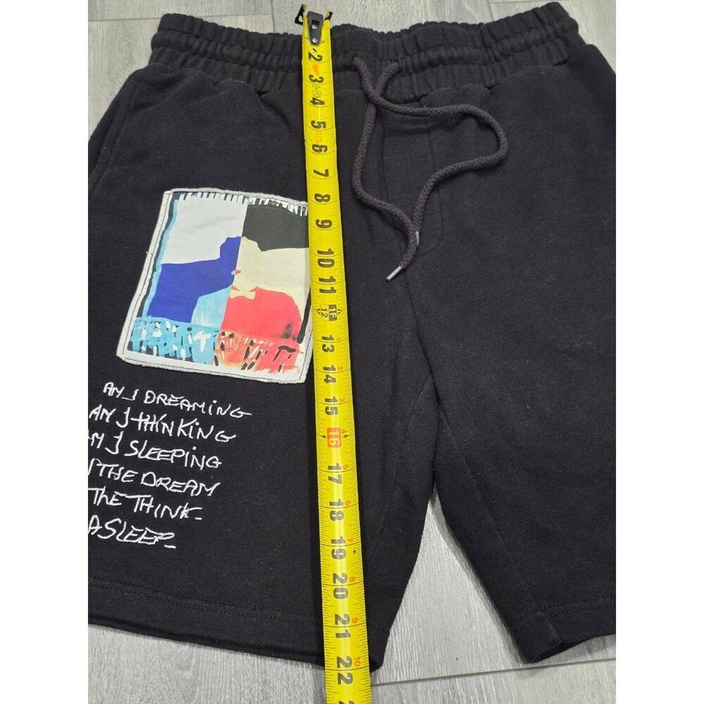 Forever 21 Maripol Custom stitches Y2K Designer graffiti Shorts Small A005373 - Picture 5 of 7